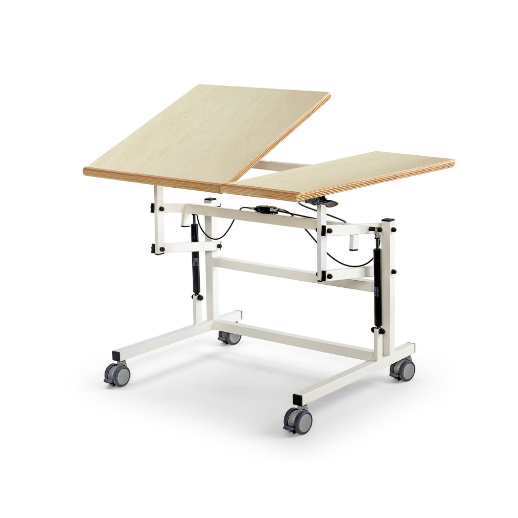  ERGO-terapibord med todelt arbejdsflade 