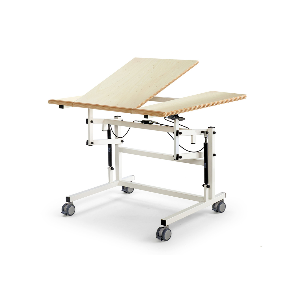 ERGO-terapibord med tredelt arbejdsflade