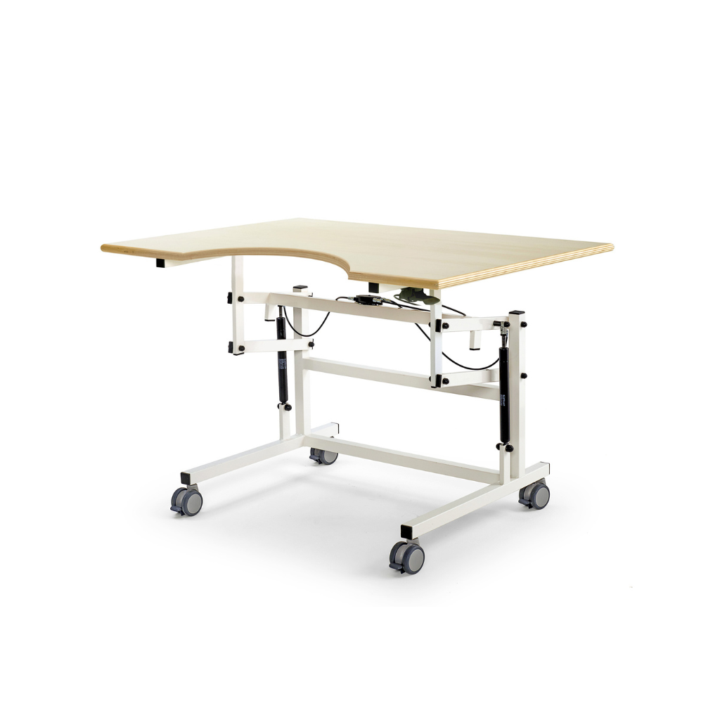 ERGO-terapibord / arbejdsbord med maveudskring