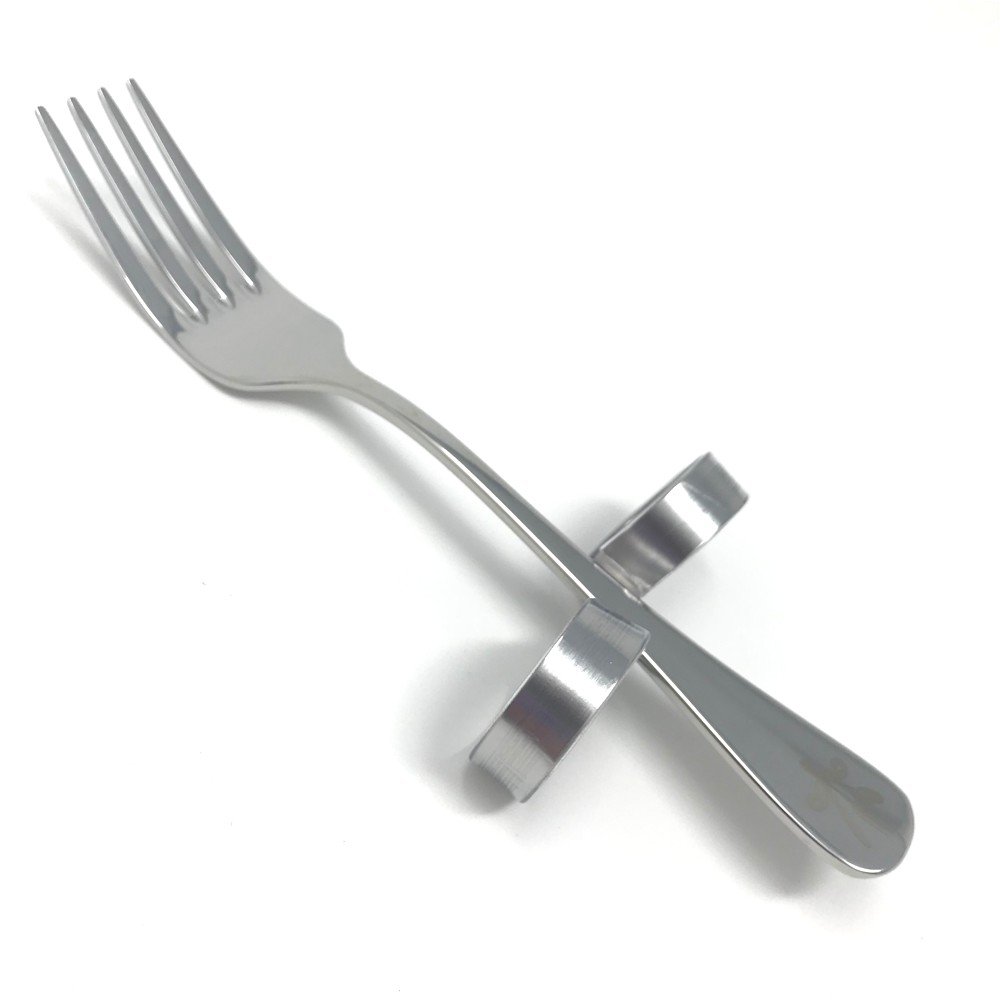 Spisebestik med justerbare sttteringe gaffel