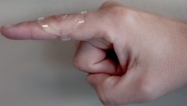 Oval-8 fingerskinne klar plast
